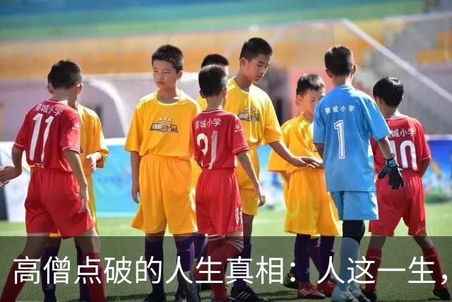 高僧点破的人生真相：人这一生，万般皆是命，半点不由人